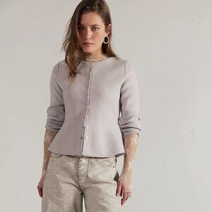 Free People Princess Long Sleeve Cardi L NWT